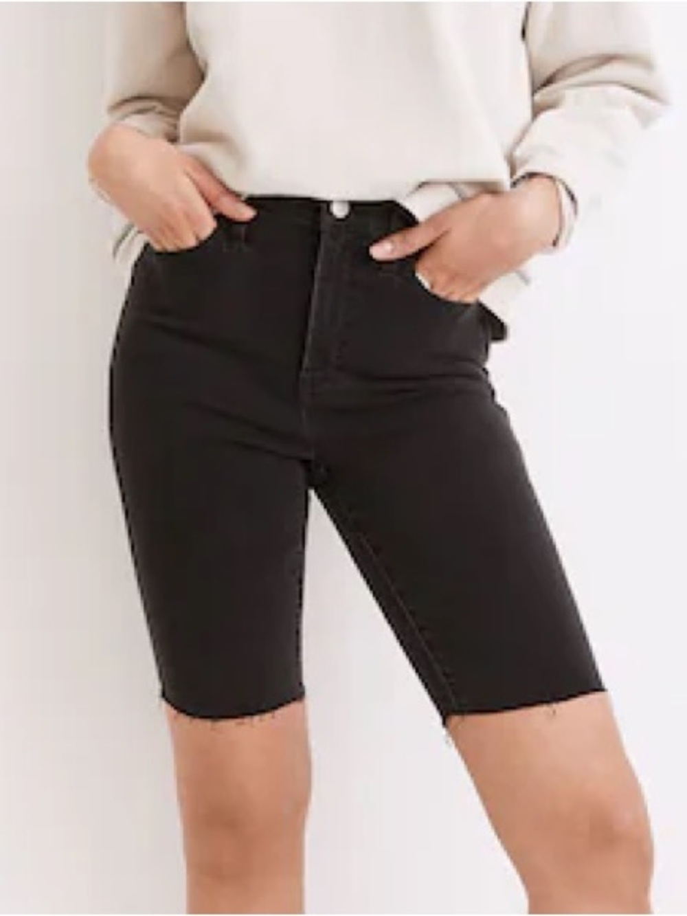Madewell Roadtripper Biker Jean Shorts